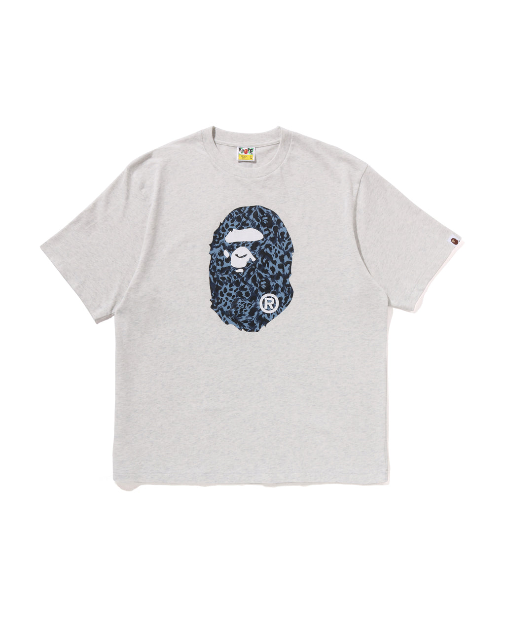 Wild Leopard Pattern Ape Head Relaxed Fit Tee