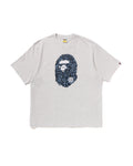 Wild Leopard Pattern Ape Head Relaxed Fit Tee