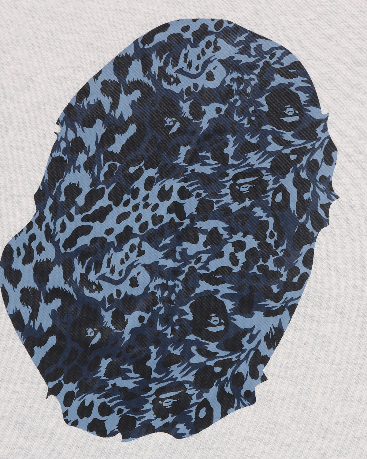 Wild Leopard Pattern Ape Head Relaxed Fit Tee