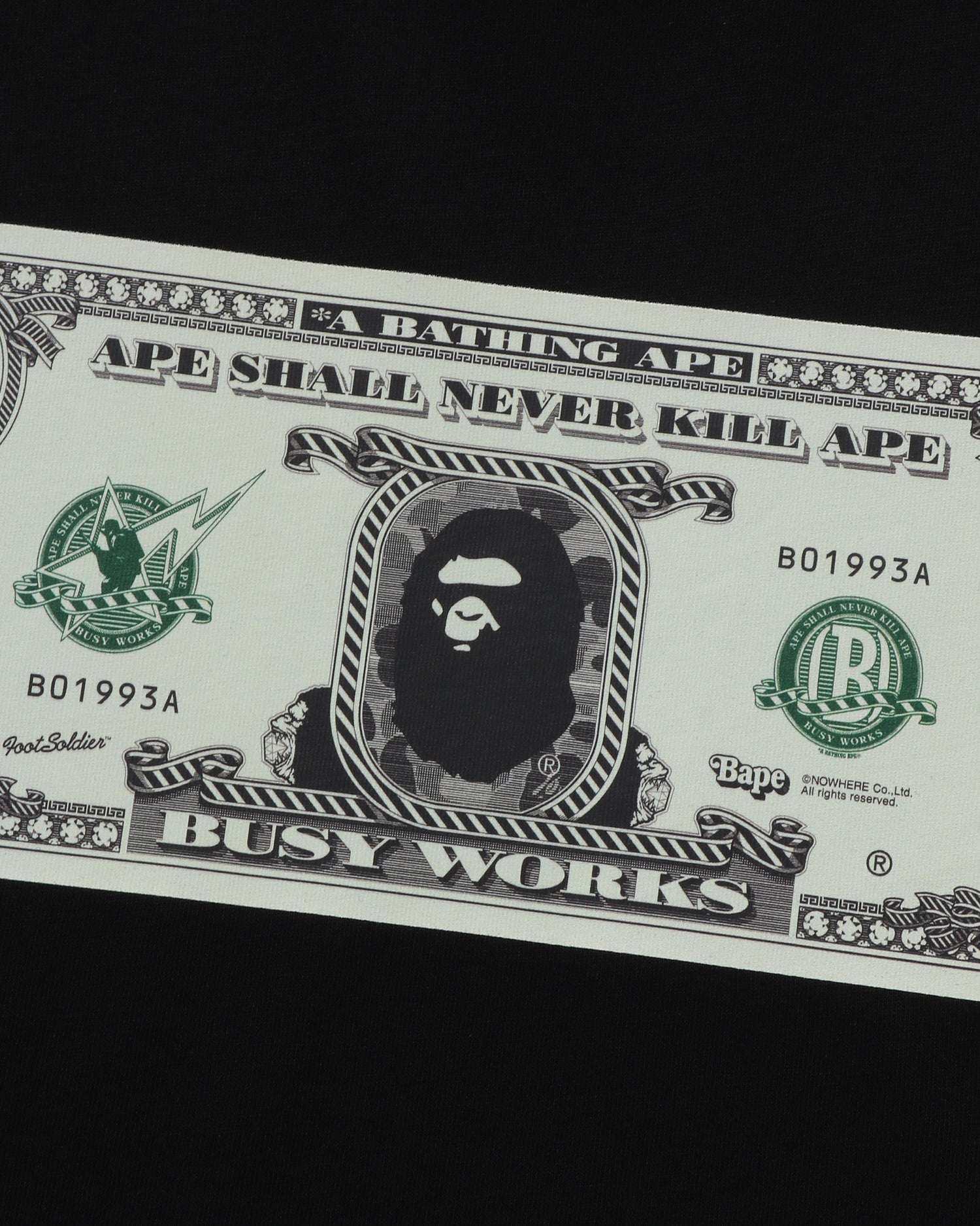 BAPE Banknote Tee