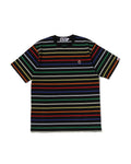 Gradient Rainbow Stripe One Point Tee