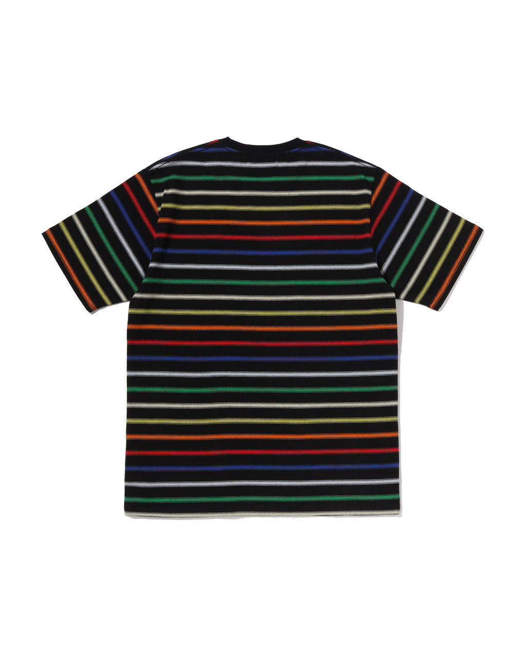 Gradient Rainbow Stripe One Point Tee