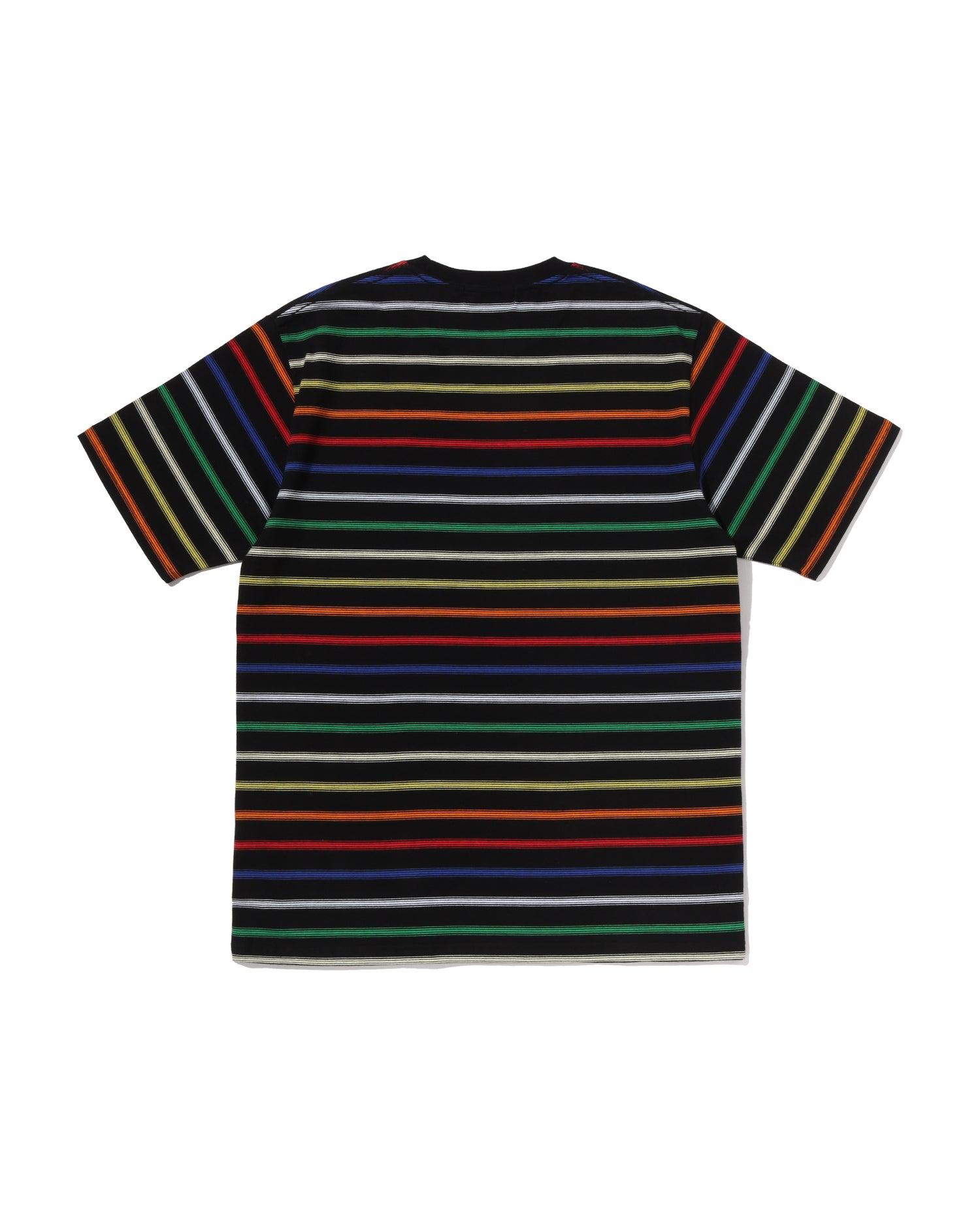 Gradient Rainbow Stripe One Point Tee