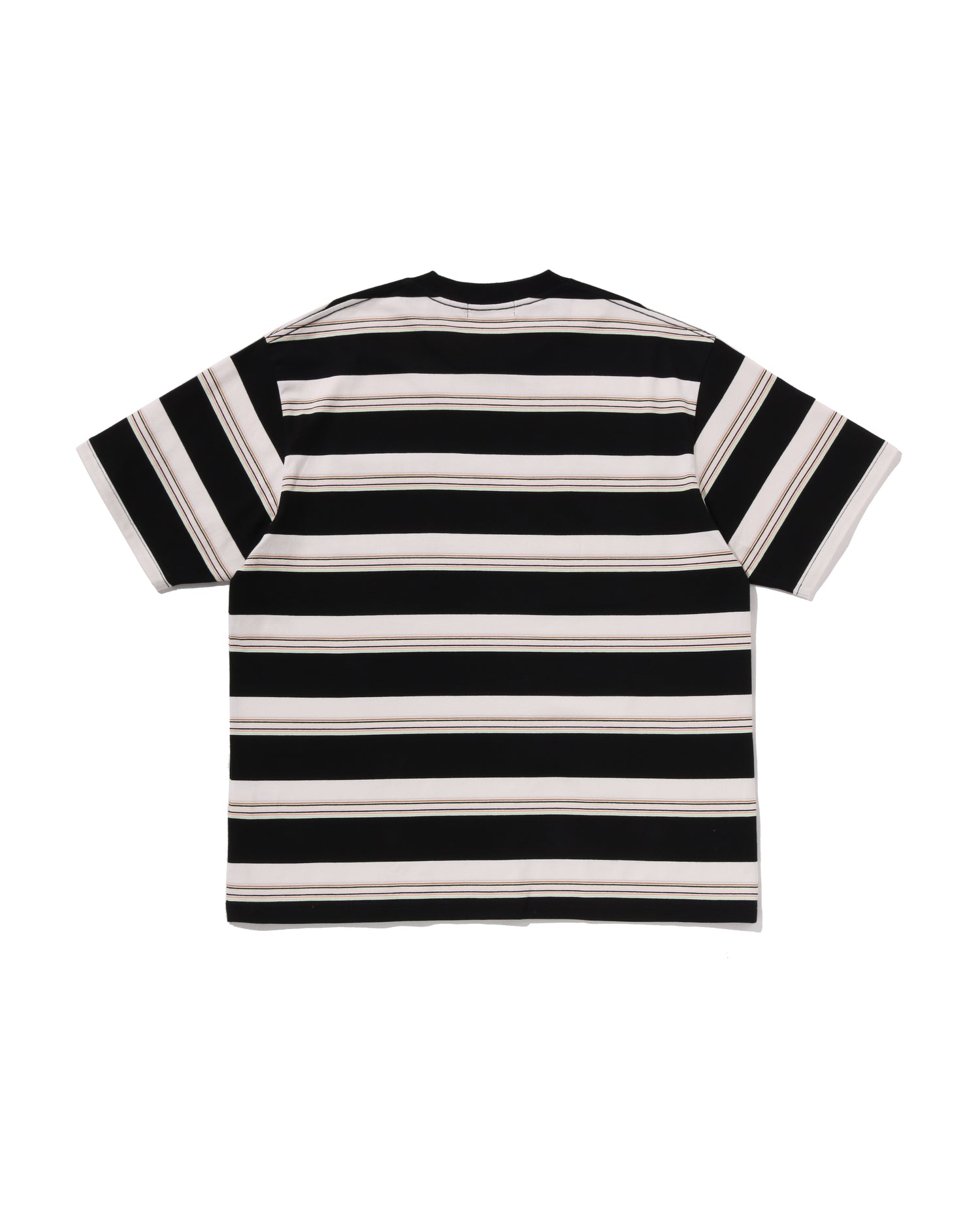 Stripe One Point Relaxed Fit Pocket Tee