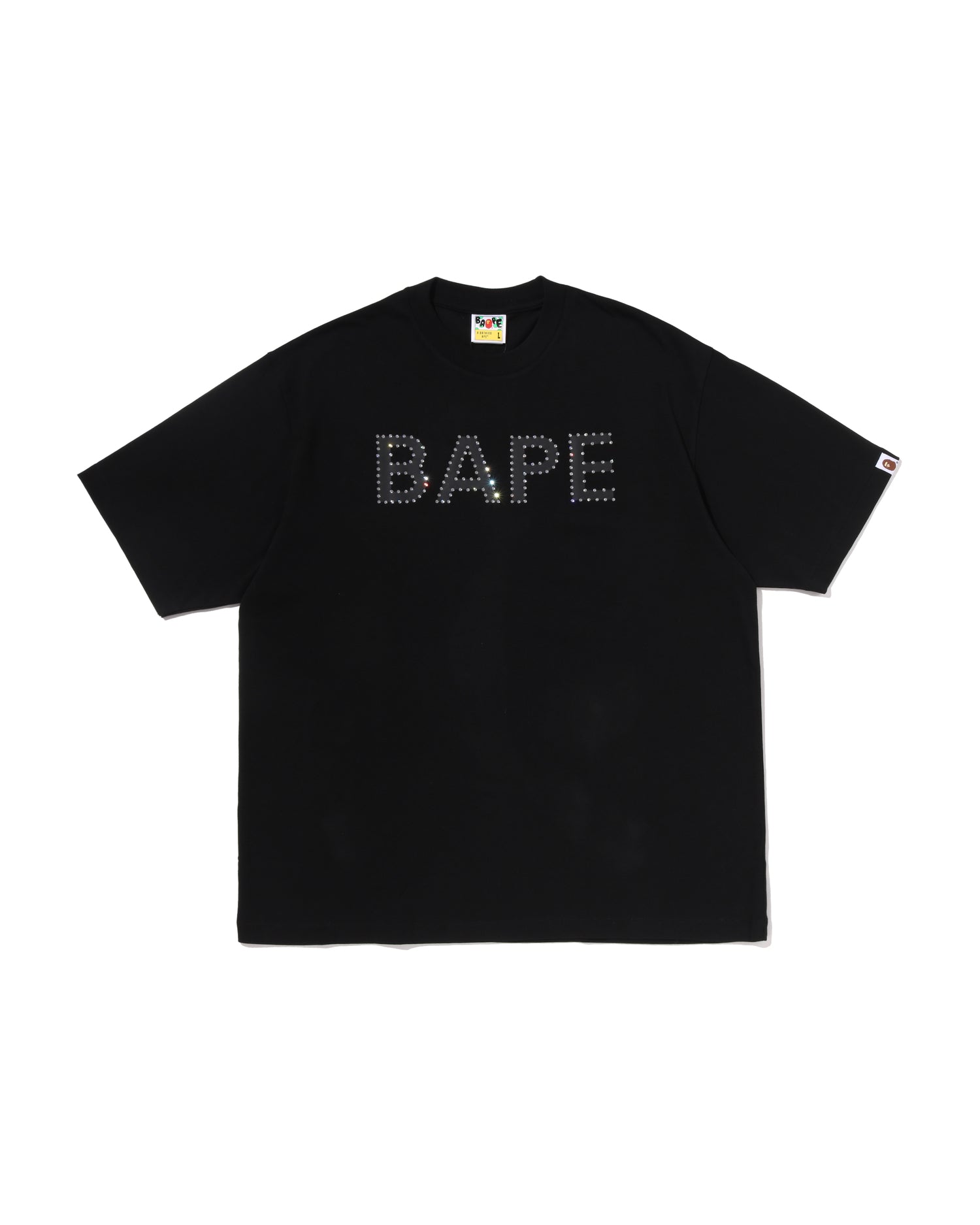 BAPE Rhinestone Logo Relaxed Fit Tee