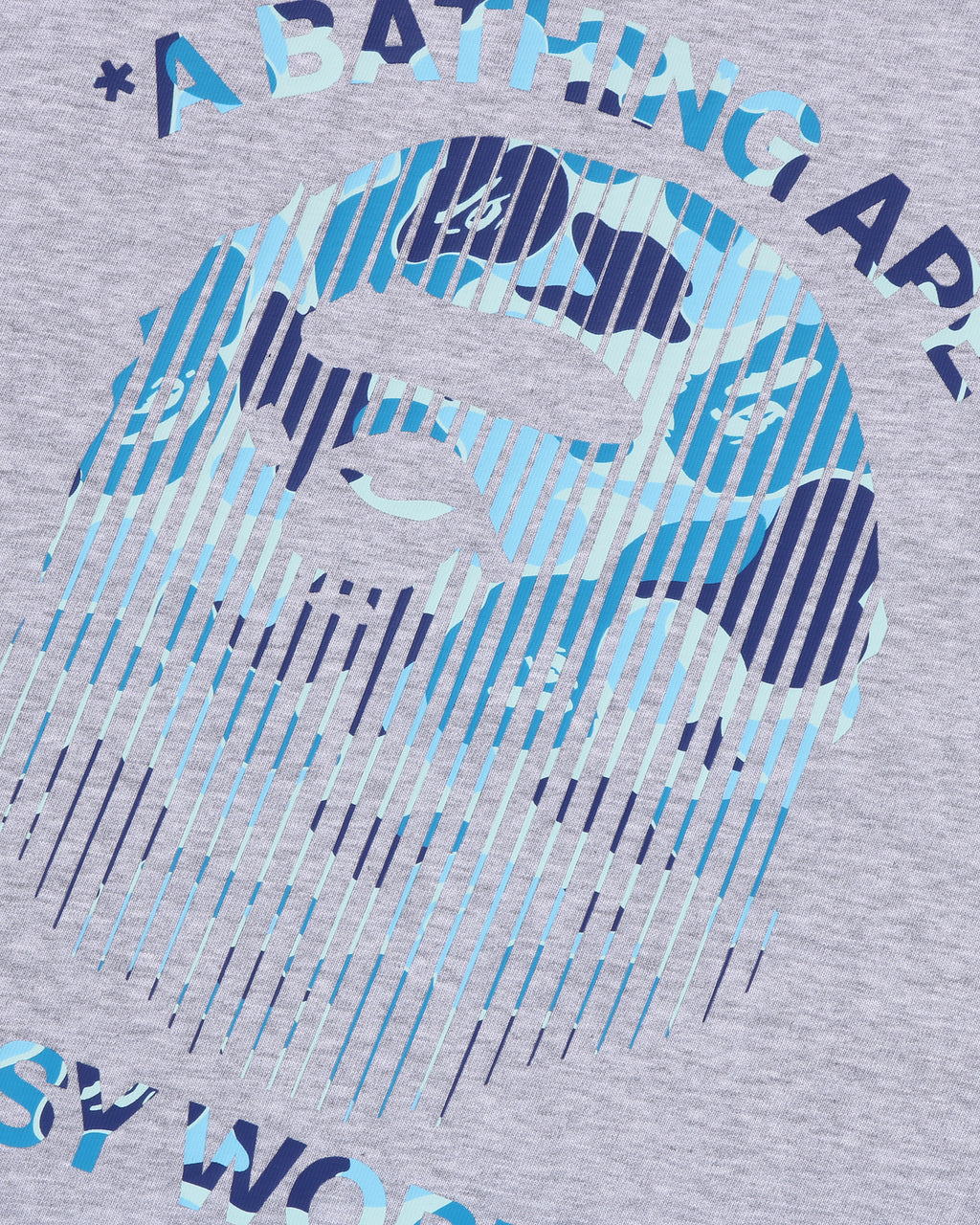Abc Camo Fade Ape Head Relaxed Fit Tee