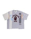 Upcycled Multi Logo Cropped Fit Tee