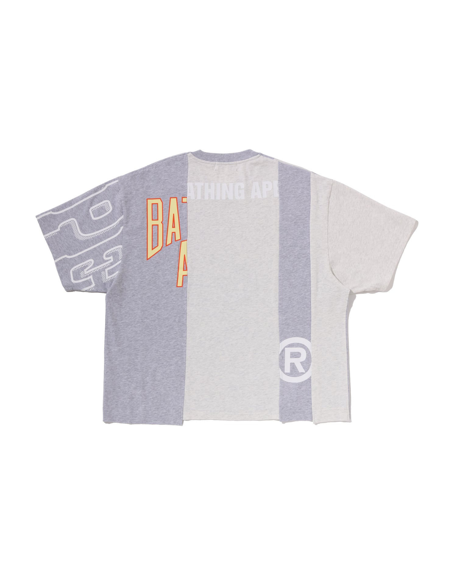 Upcycled Multi Logo Cropped Fit Tee