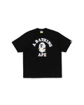 Bape Sticker College Relaxed Fit Tee