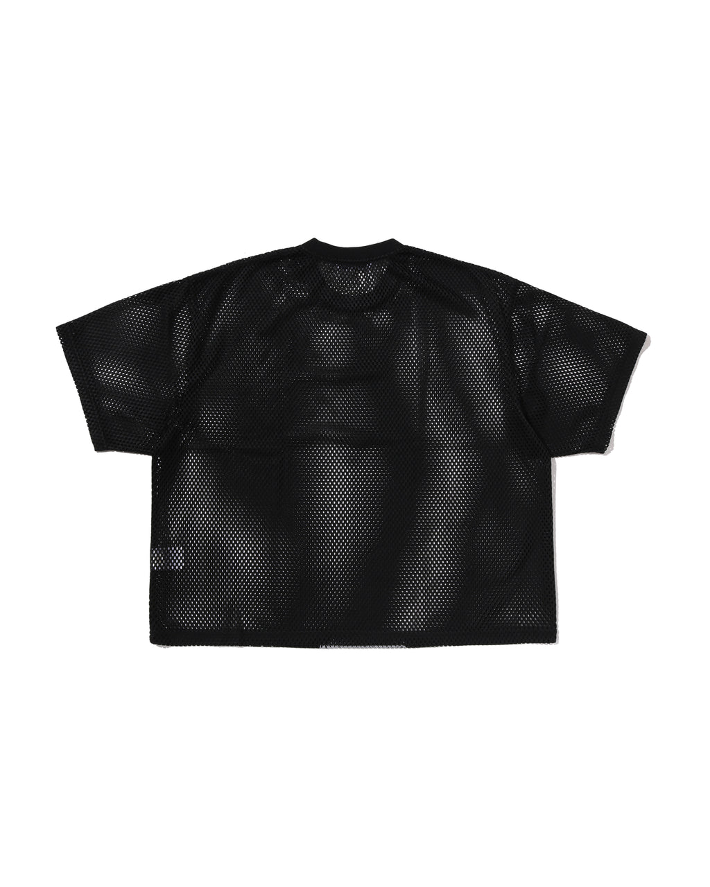 Water Print Ape Head Mesh Relaxed Fit Tee