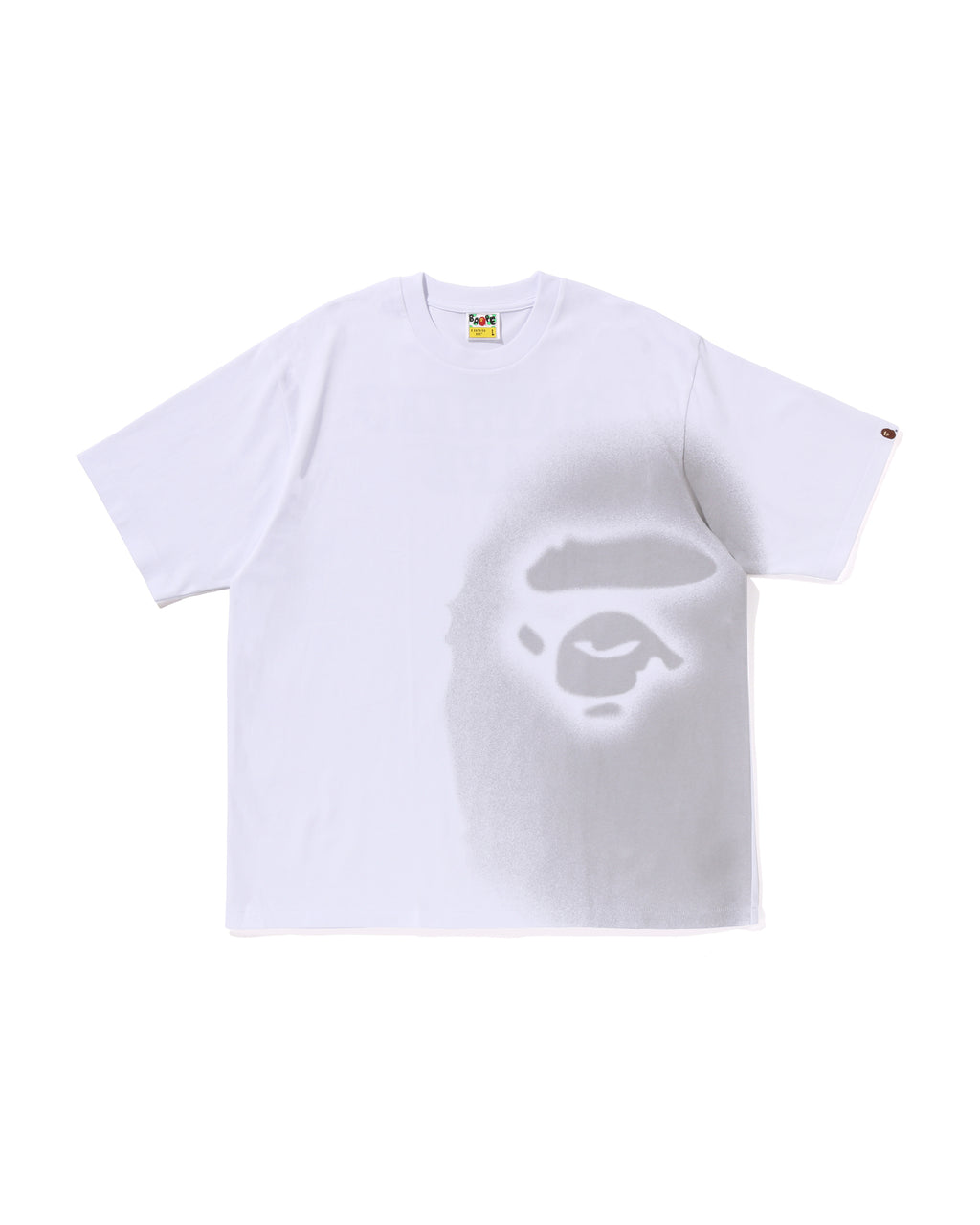 Spray Print Ape Head Relaxed Fit Tee #1