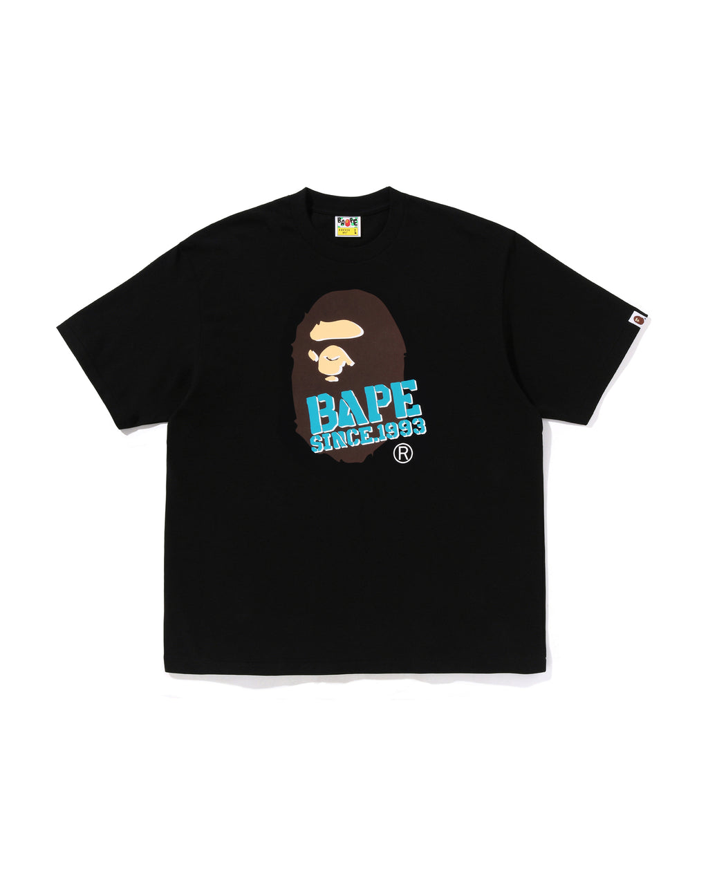 Stencil Font Ape Head Relaxed Fit Tee