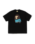 Stencil Font Ape Head Relaxed Fit Tee