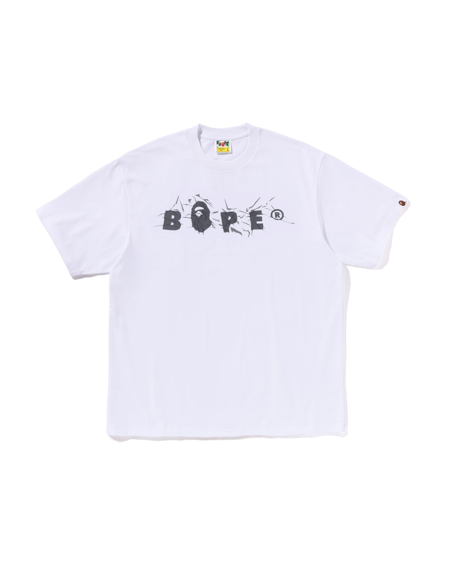 Wrinkle BAPE Logo Relaxed Fit Tee