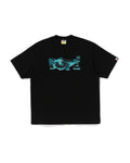 Color Camo BAPE Logo Relaxed Fit Tee