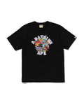 Colorful 3D Graphic College Tee