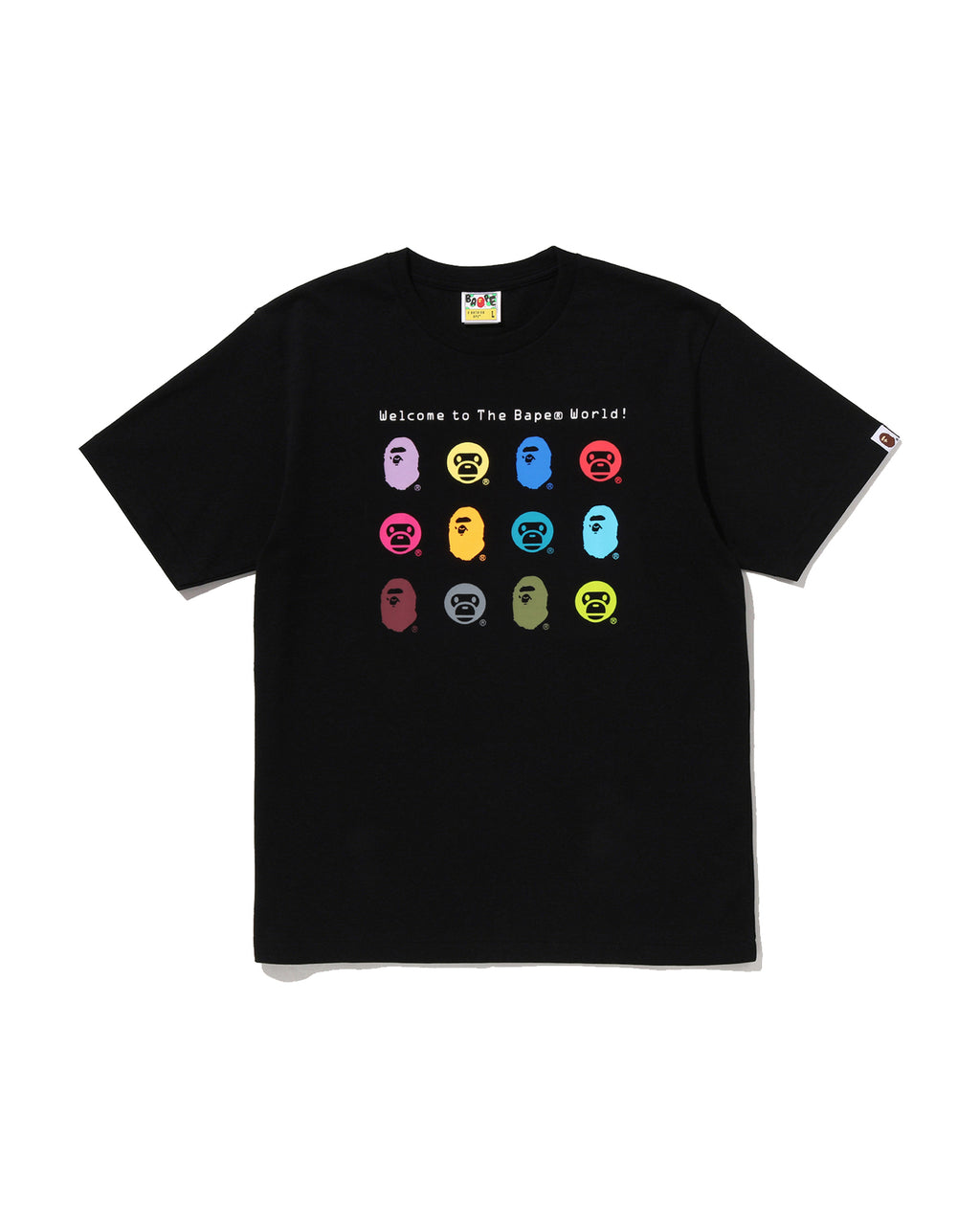 BAPE World Multi Logo Tee
