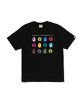 BAPE World Multi Logo Tee
