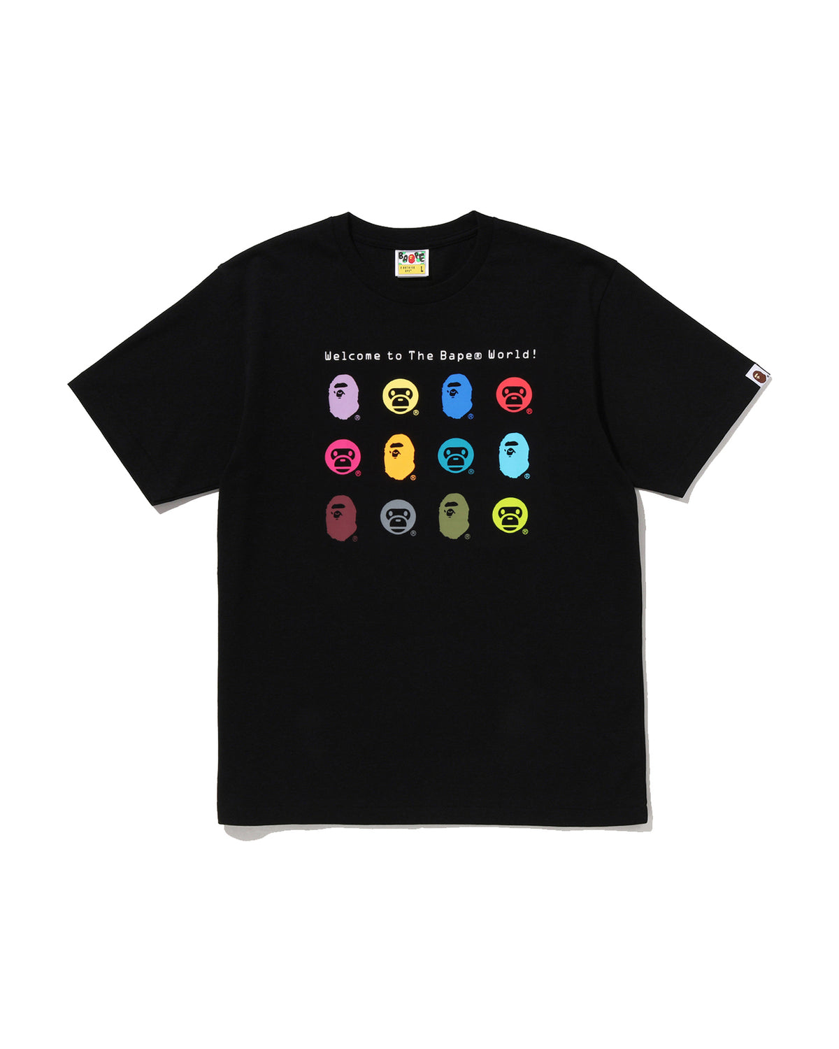 BAPE World Multi Logo Tee