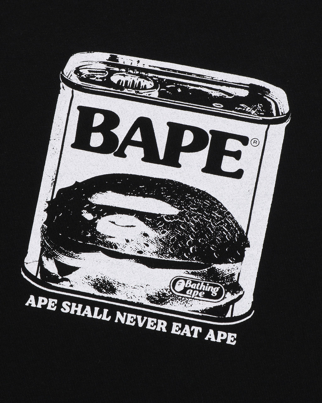 Can Food BAPE Logo Relaxed Fit Tee