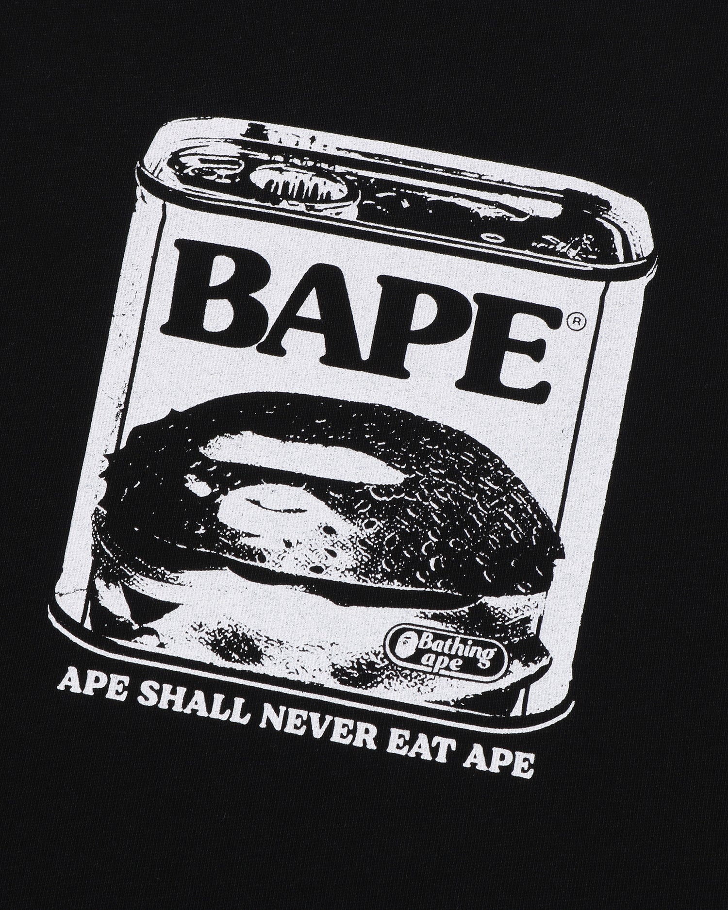 Can Food BAPE Logo Relaxed Fit Tee