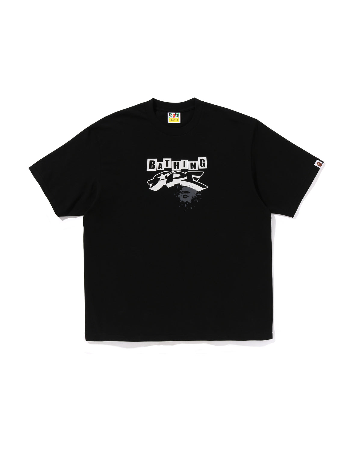 Graffiti BAPE Logo Relaxed Fit Tee #1