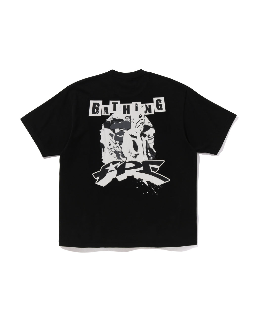 Graffiti BAPE Logo Relaxed Fit Tee #1