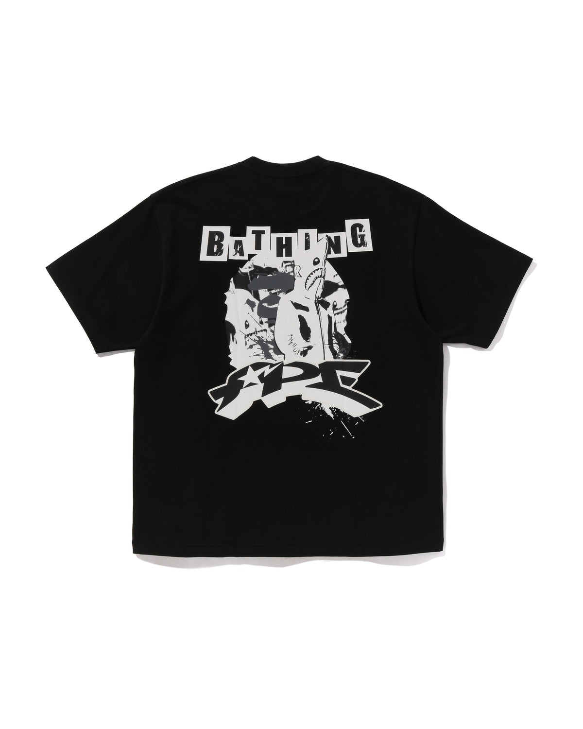 Graffiti BAPE Logo Relaxed Fit Tee #1