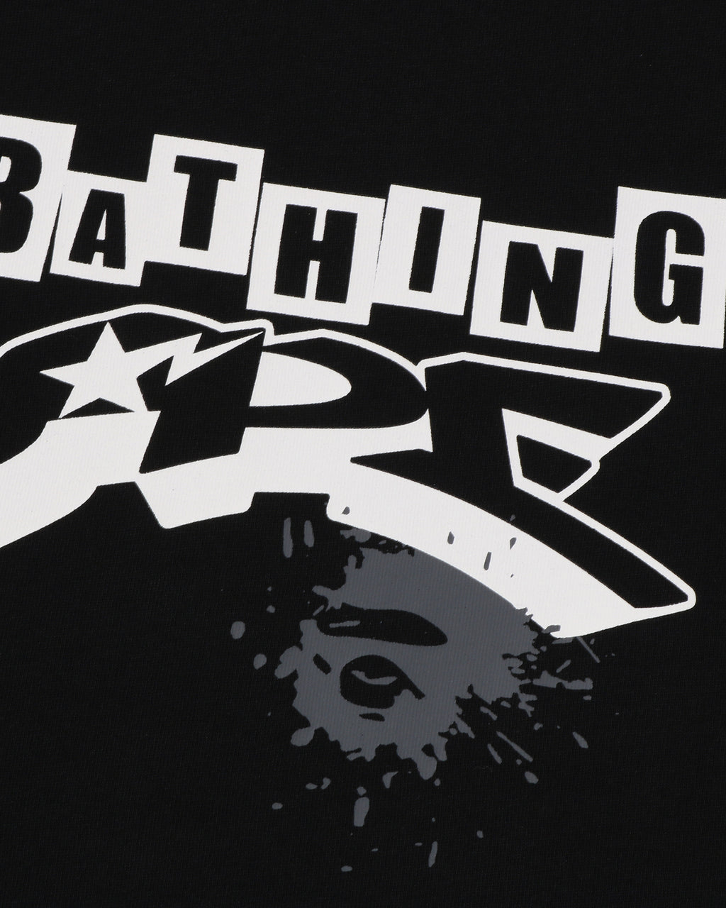 Graffiti BAPE Logo Relaxed Fit Tee #1