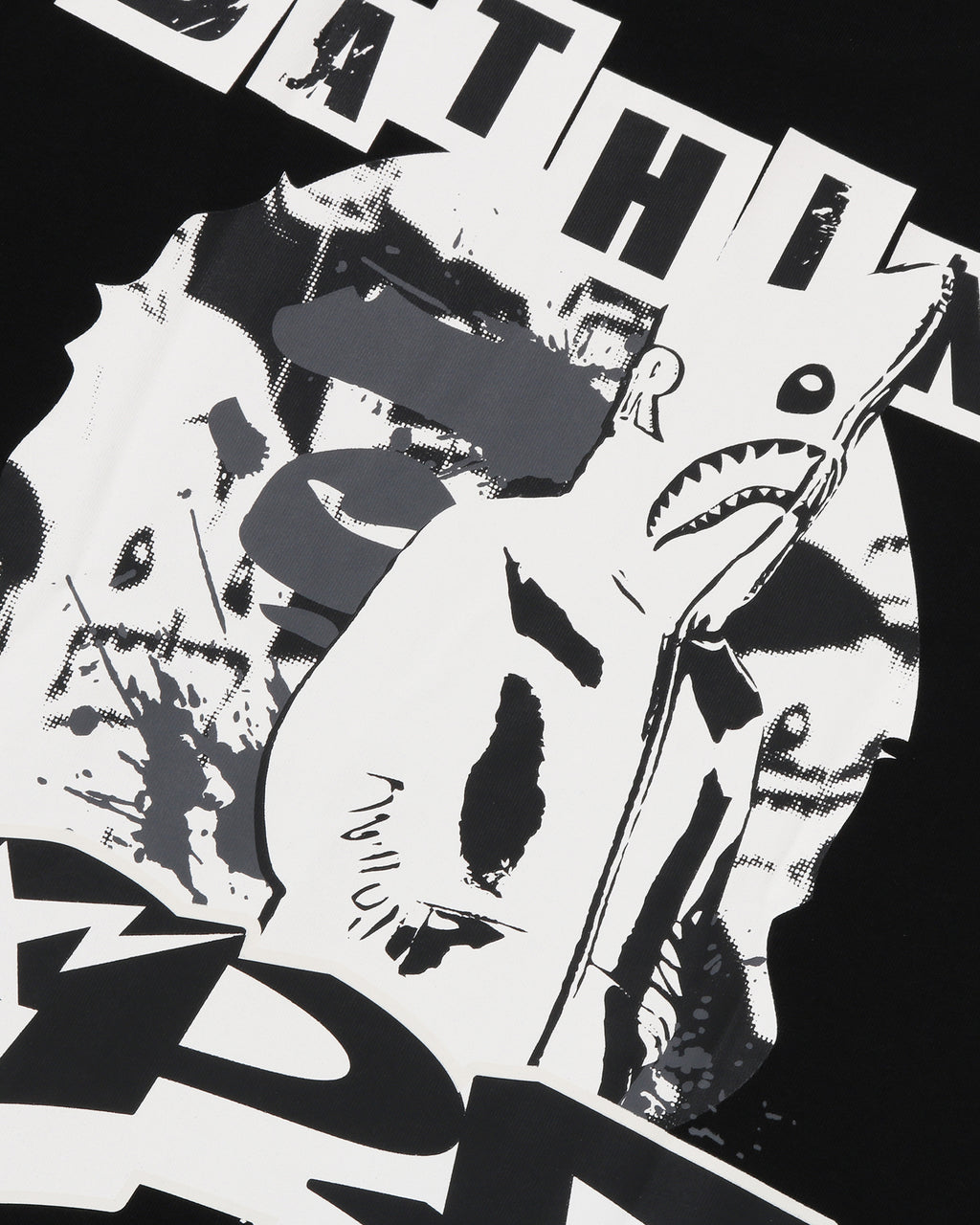 Graffiti BAPE Logo Relaxed Fit Tee #1