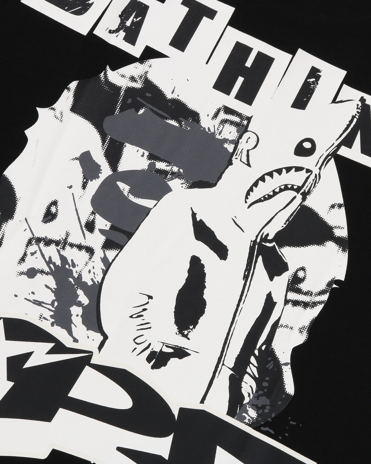 Graffiti BAPE Logo Relaxed Fit Tee #1