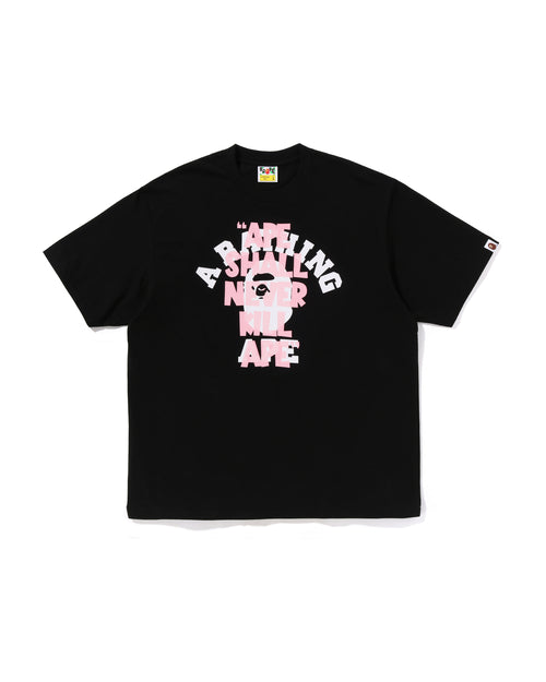Ape Shall Never Kill Ape College Relaxed Fit Tee