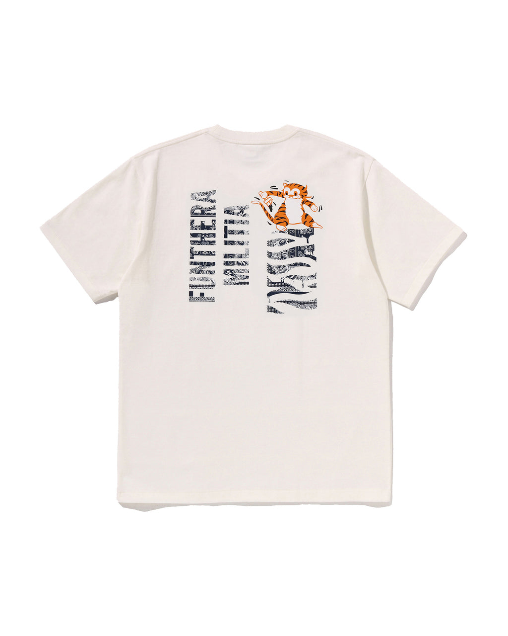 Paisley Pattern Tiger Face Tee