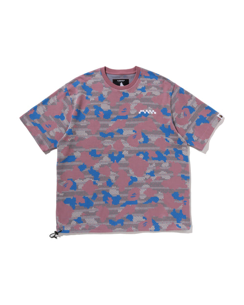 BAPE by Kazuki Kuraishi Camo Jacquard Stripe Relaxed Fit Tee