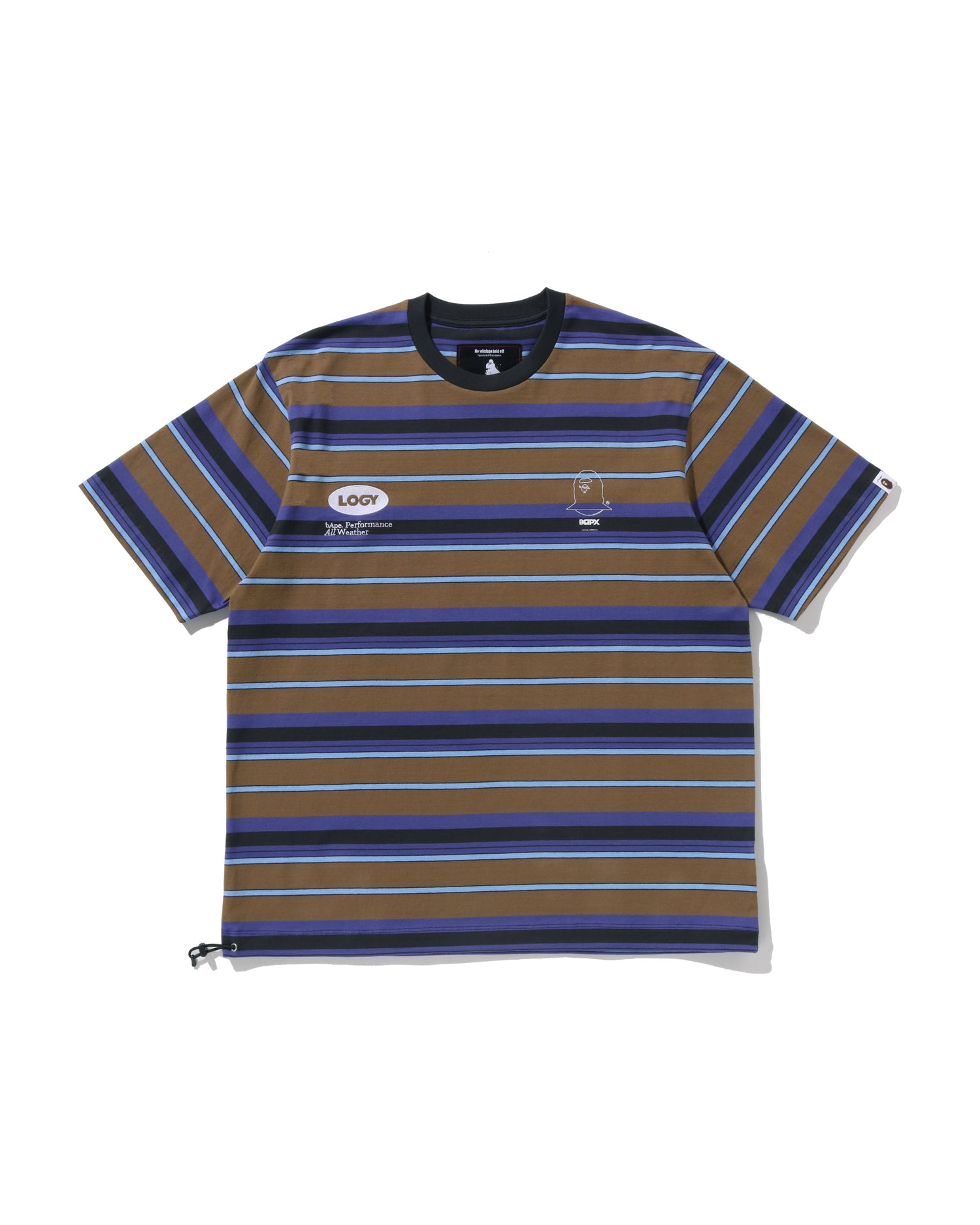 BAPE by Kazuki Kuraishi Muti Color Stripe Relaxed Fit Tee