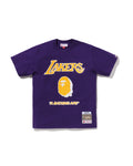 BAPE X M&N NBA -  Los Angeles Lakers Tee