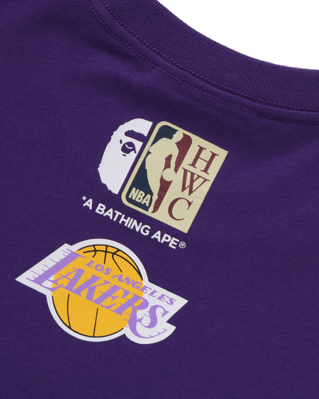 BAPE X M&N NBA -  Los Angeles Lakers Tee