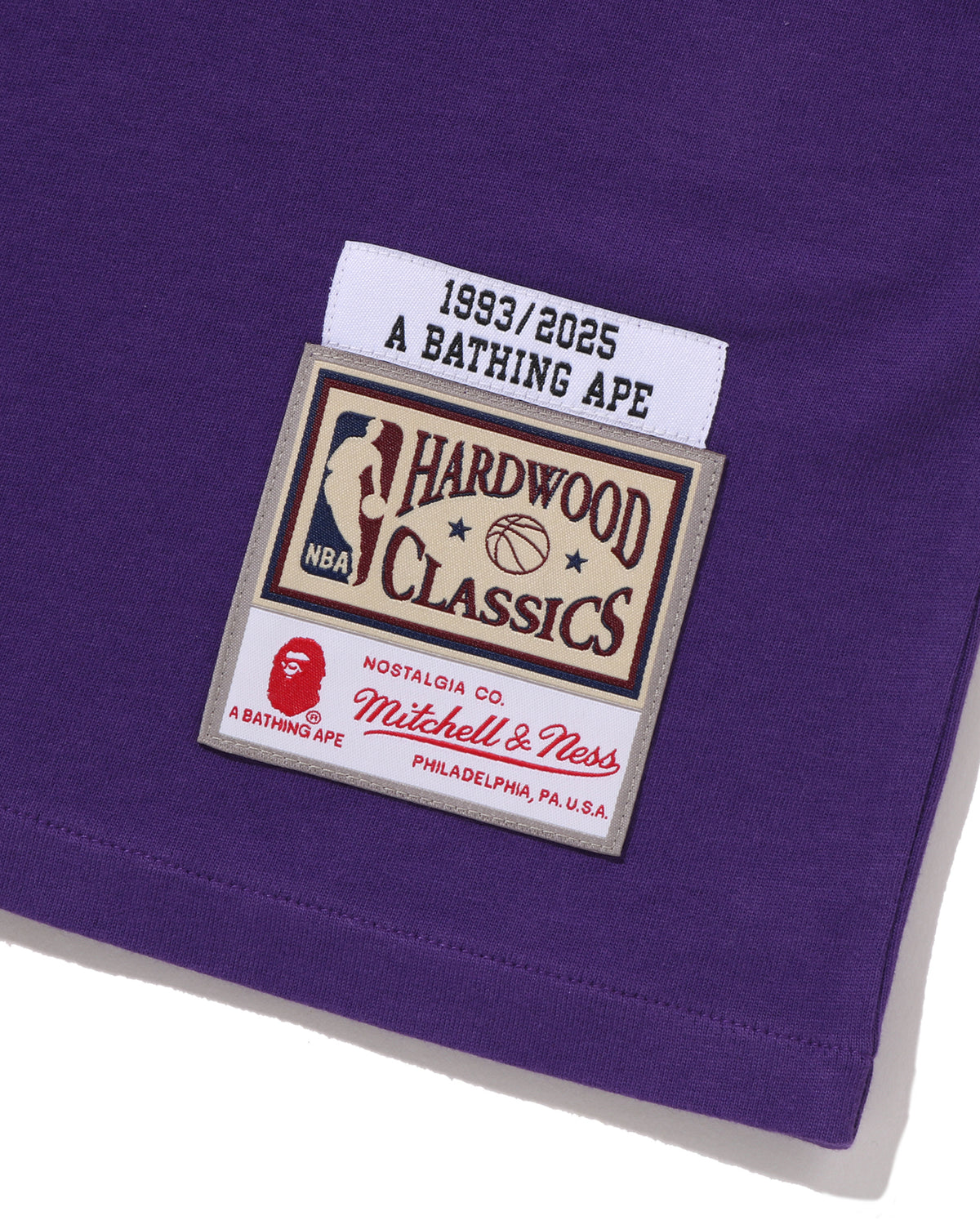 BAPE X M&N NBA -  Los Angeles Lakers Tee