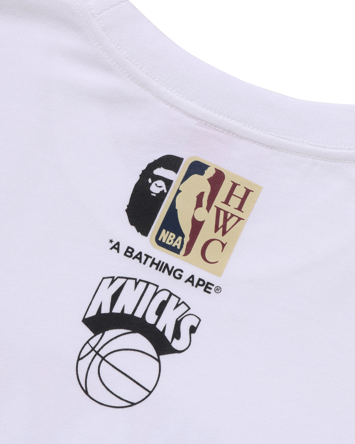 BAPE X M&N NBA -  New York Knicks Tee