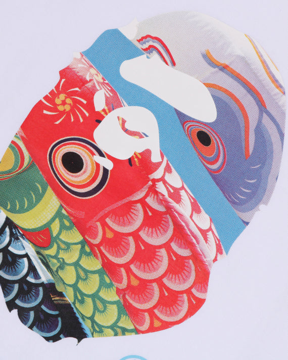 A BATHING APE Carp Streamer Photo Ape Head Tee