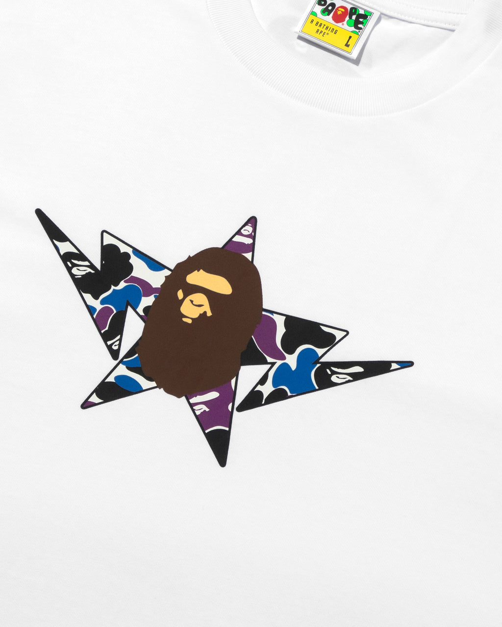 BAPE HK 20th Anniv Ape Head Camo STA Relaxed Fit Tee