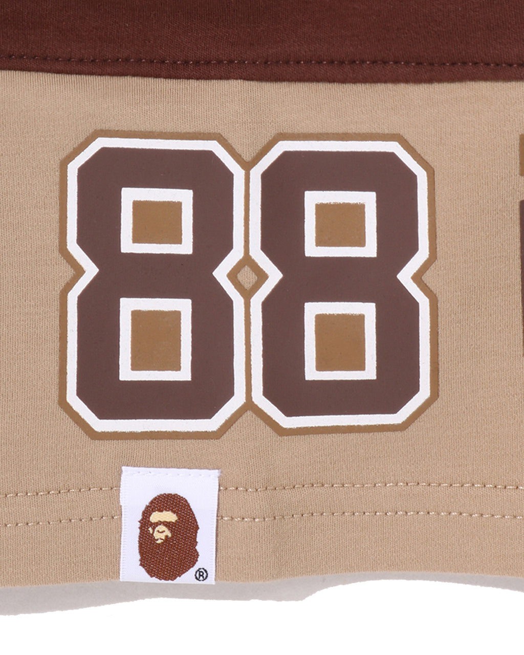 Multi Logo Football Boxy Cropped Tee