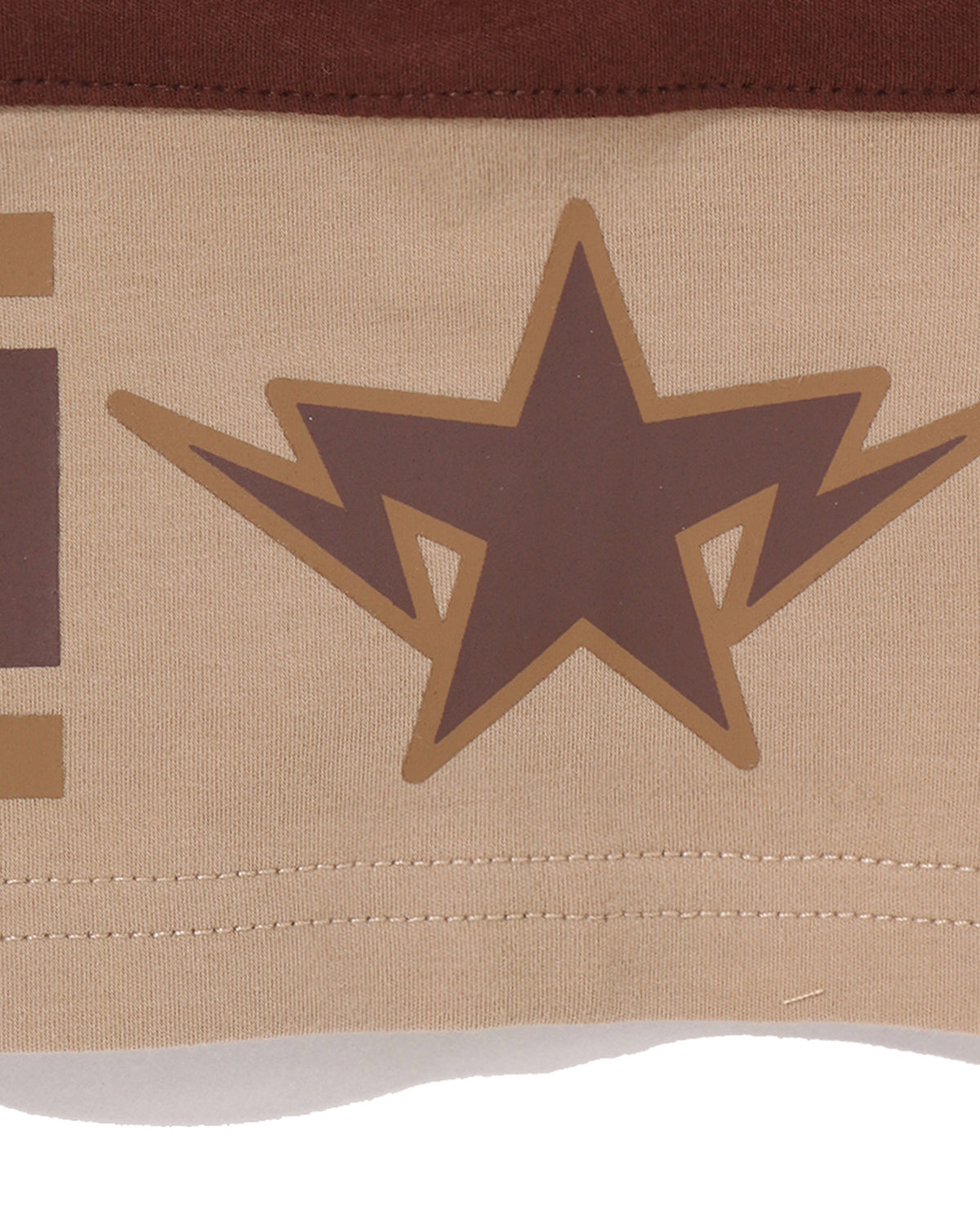 Multi Logo Football Boxy Cropped Tee