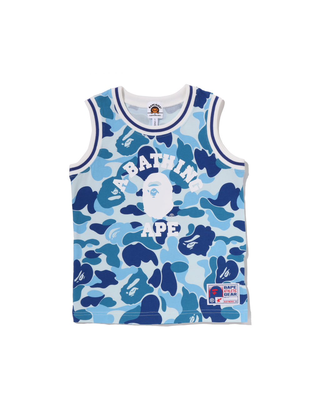 Kids Abc Camo College Tank Top