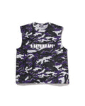 Glitch Woodland Camo Heavy Wash Bathing Ape Cropped Fit Tank