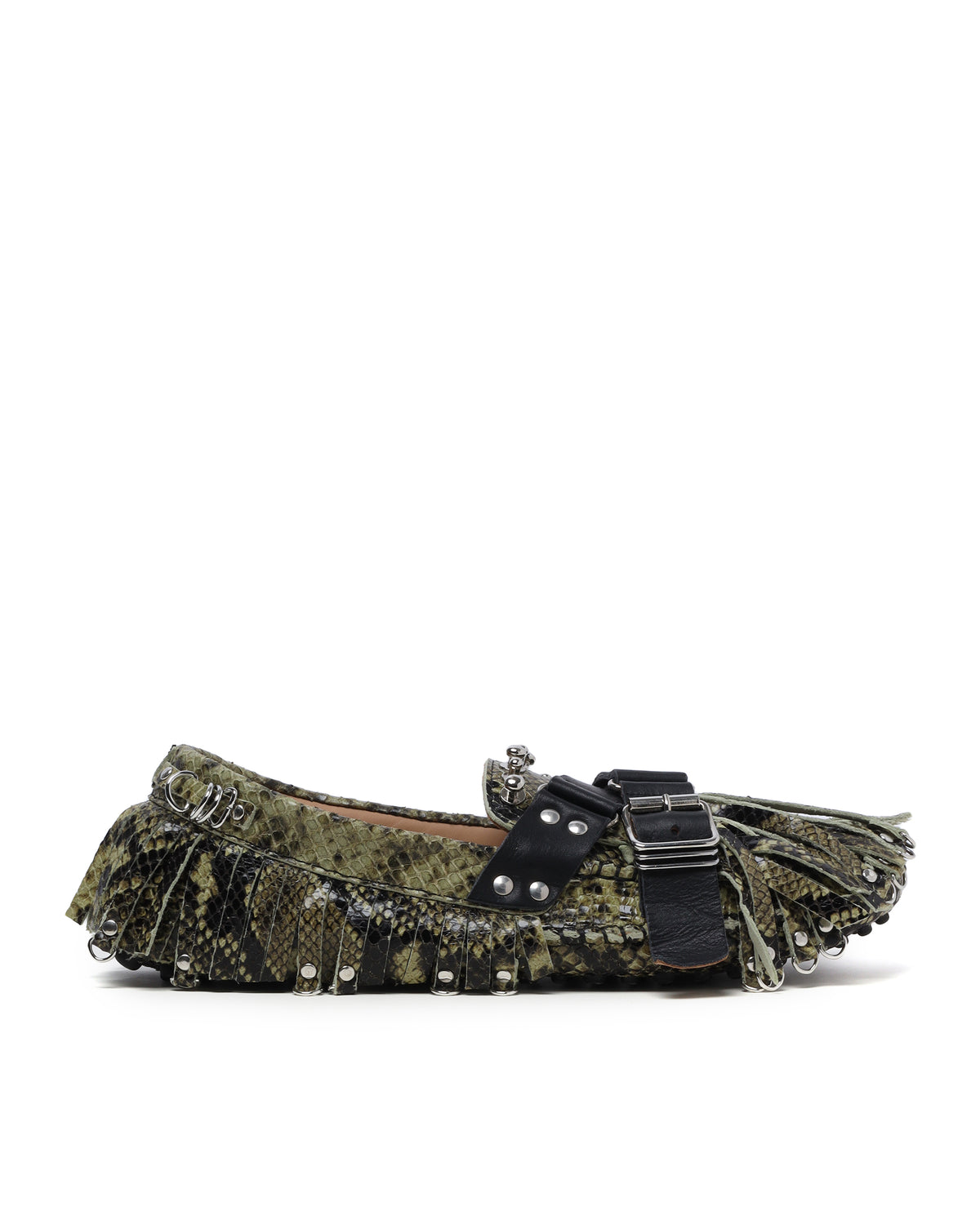 Snakeskin Puli strap moccasin