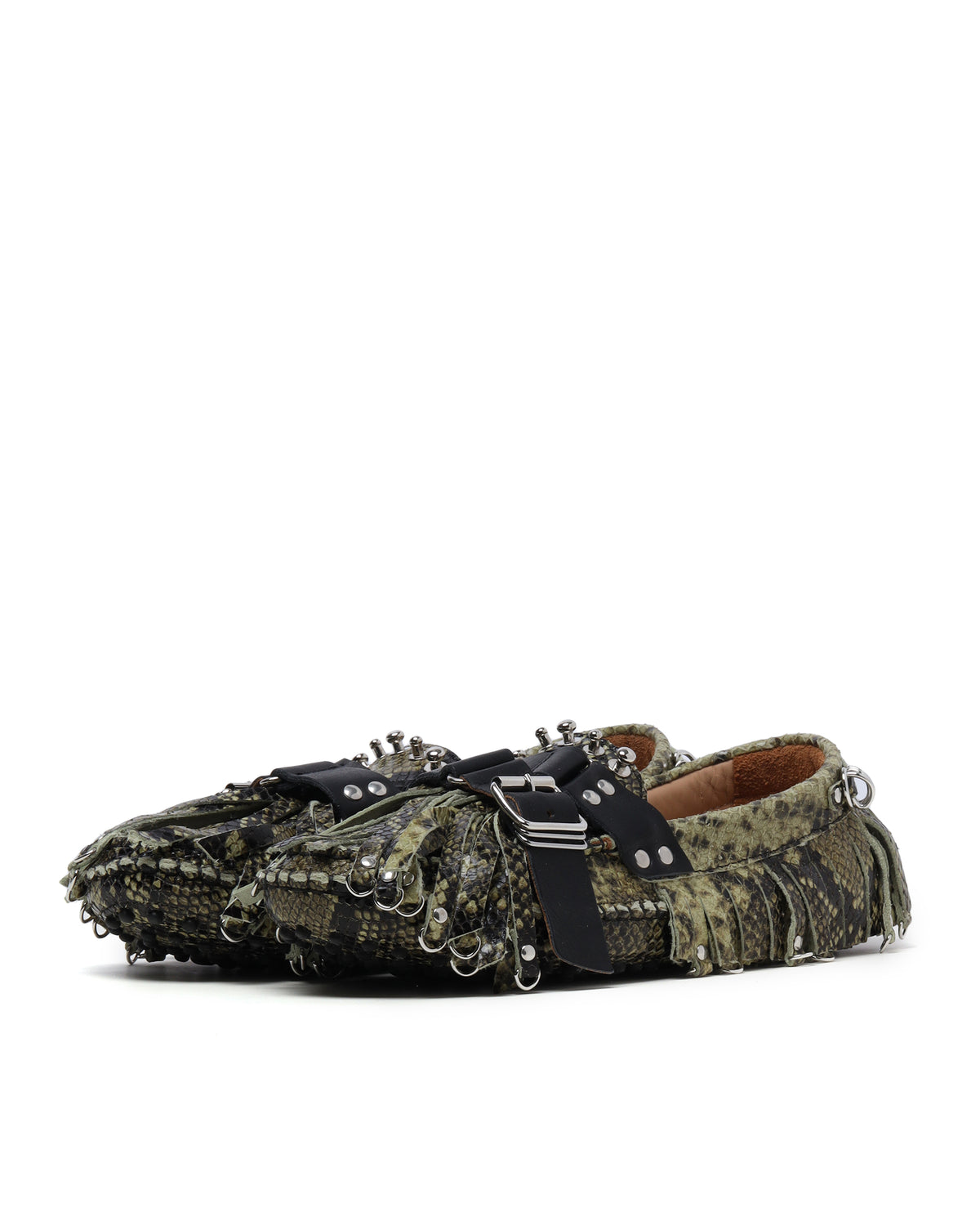 Snakeskin Puli strap moccasin