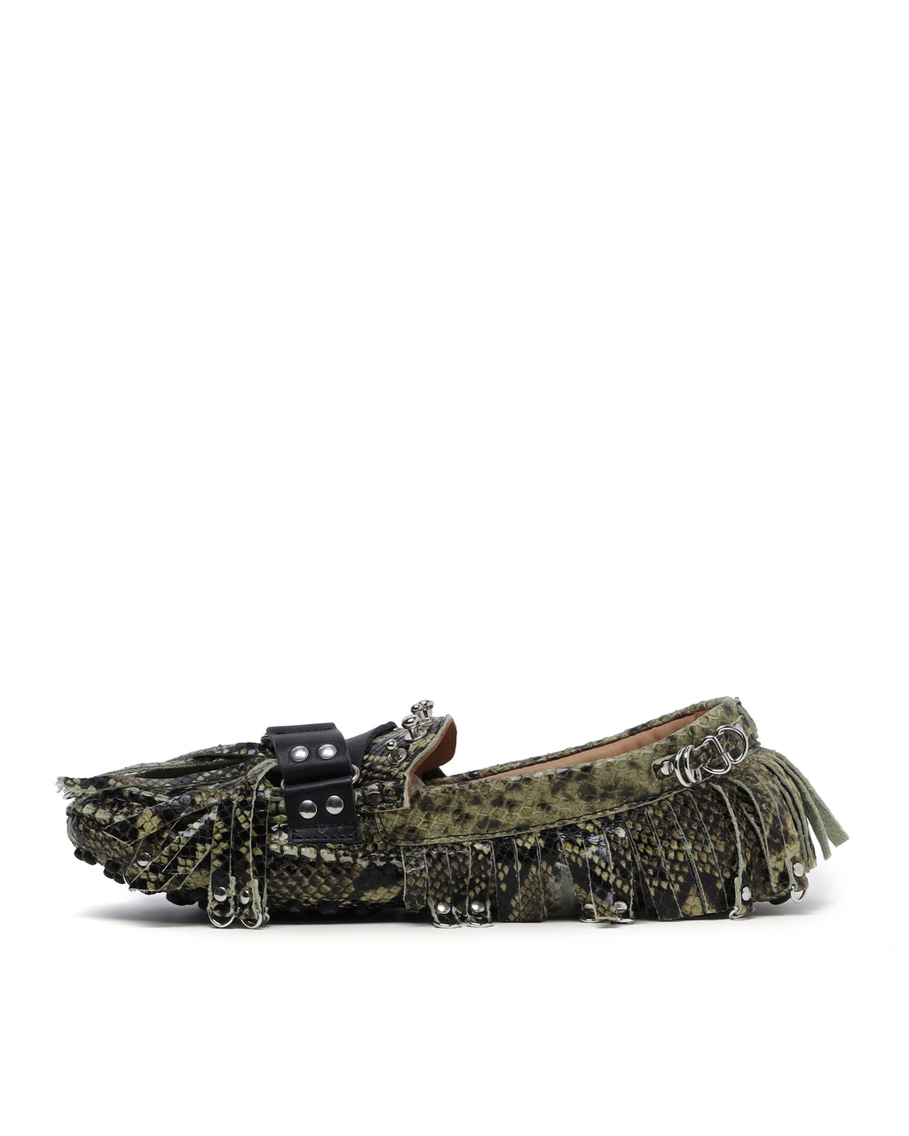 Snakeskin Puli strap moccasin