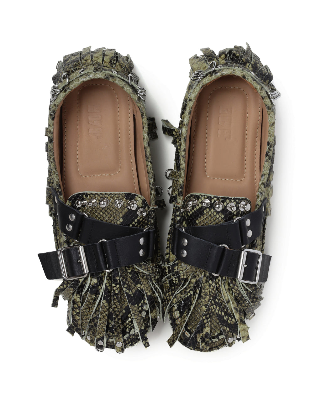 Snakeskin Puli strap moccasin
