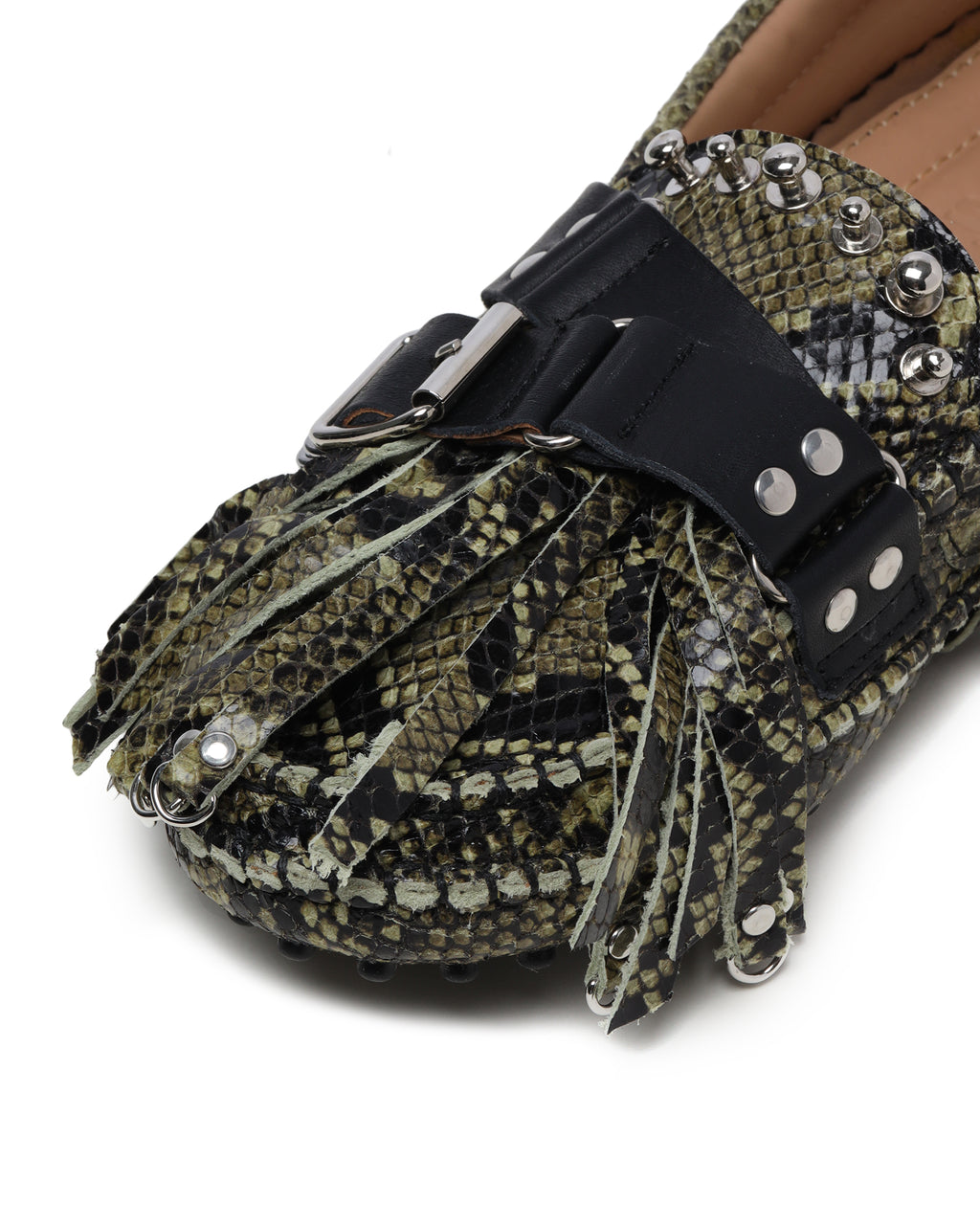 Snakeskin Puli strap moccasin